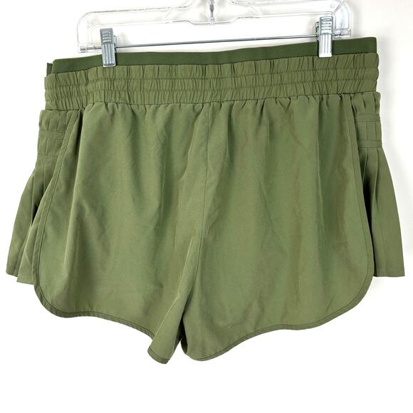 Joy Lab Green Running Shorts XL pleat liner pockets - Picture 5 of 9